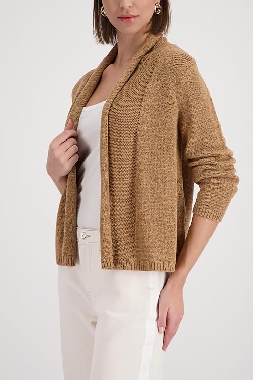 Chaqueta MONARI de punto camel