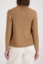 Chaqueta MONARI de punto camel