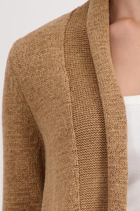 Chaqueta MONARI de punto camel