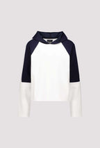 Sudadera MONARI azul y blanco