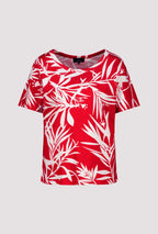Camiseta MONARI estampada en rojo