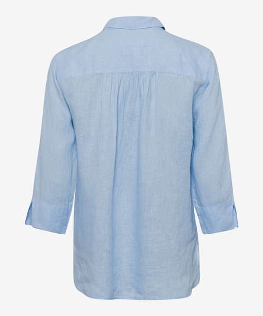 Camisa de lino azul STYLE VICKI