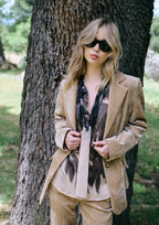 Chaqueta ALBA CONDE terciopelo beige