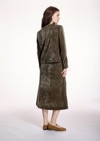 Chaqueta ALBA CONDE corta de terciopelo