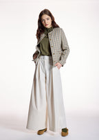 Chaqueta ALBA CONDE corta de cuadros