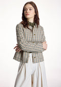 Chaqueta ALBA CONDE corta de cuadros