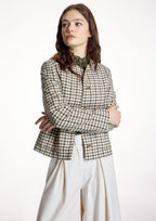 Chaqueta ALBA CONDE corta de cuadros