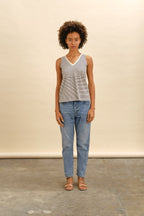 Top GUITARE de rayas PLAN