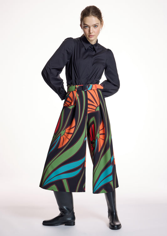Pantalón ALBA CONDE palazzo multicolor