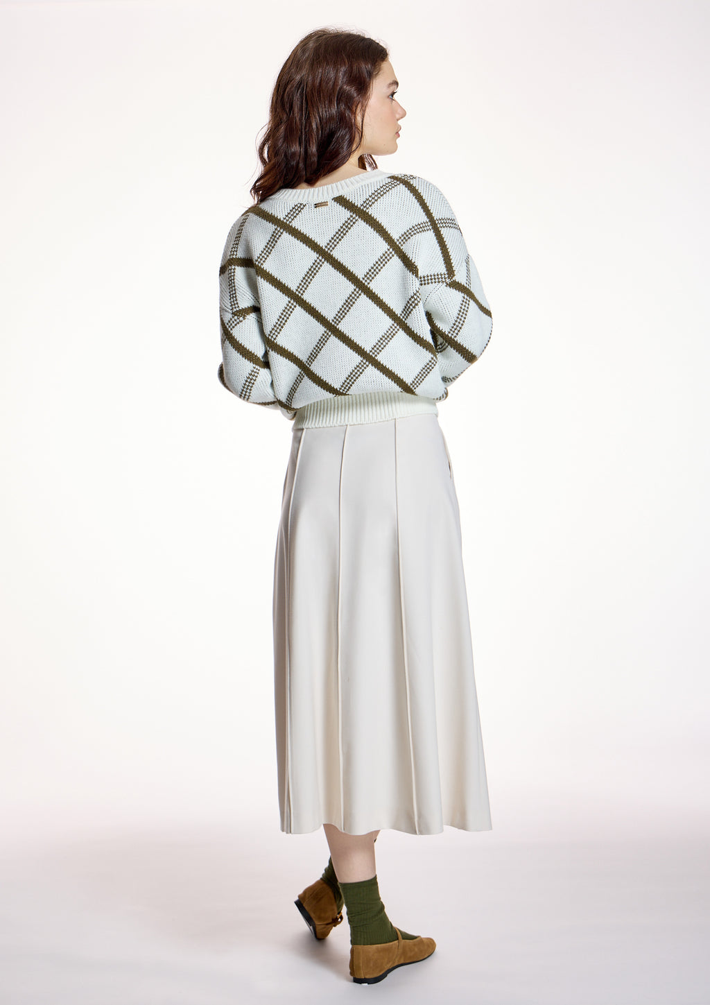 Falda ALBA CONDE midi cruda