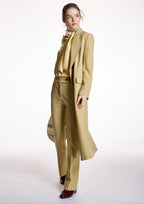 Pantalón ALBA CONDE semientallado amarillo