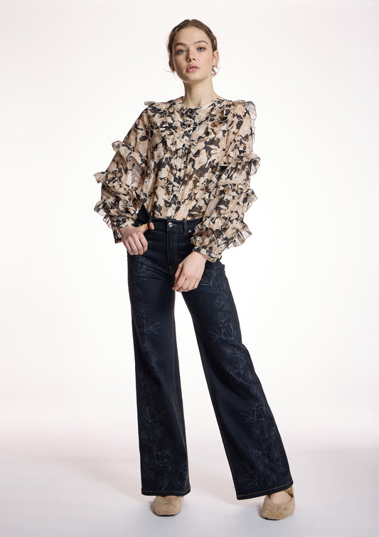 Pantalón ALBA CONDE jeans de corte recto