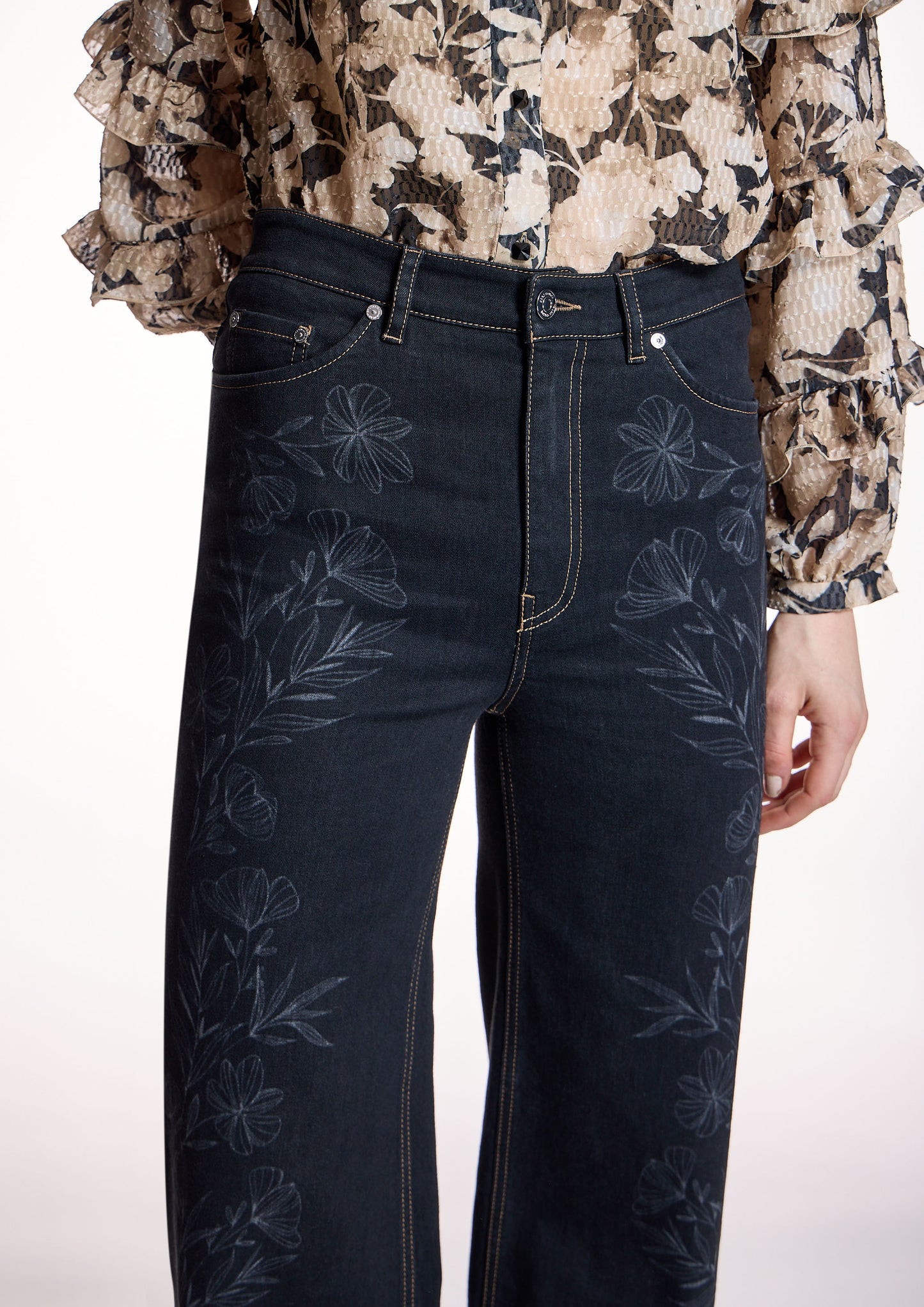 Pantalón ALBA CONDE jeans de corte recto