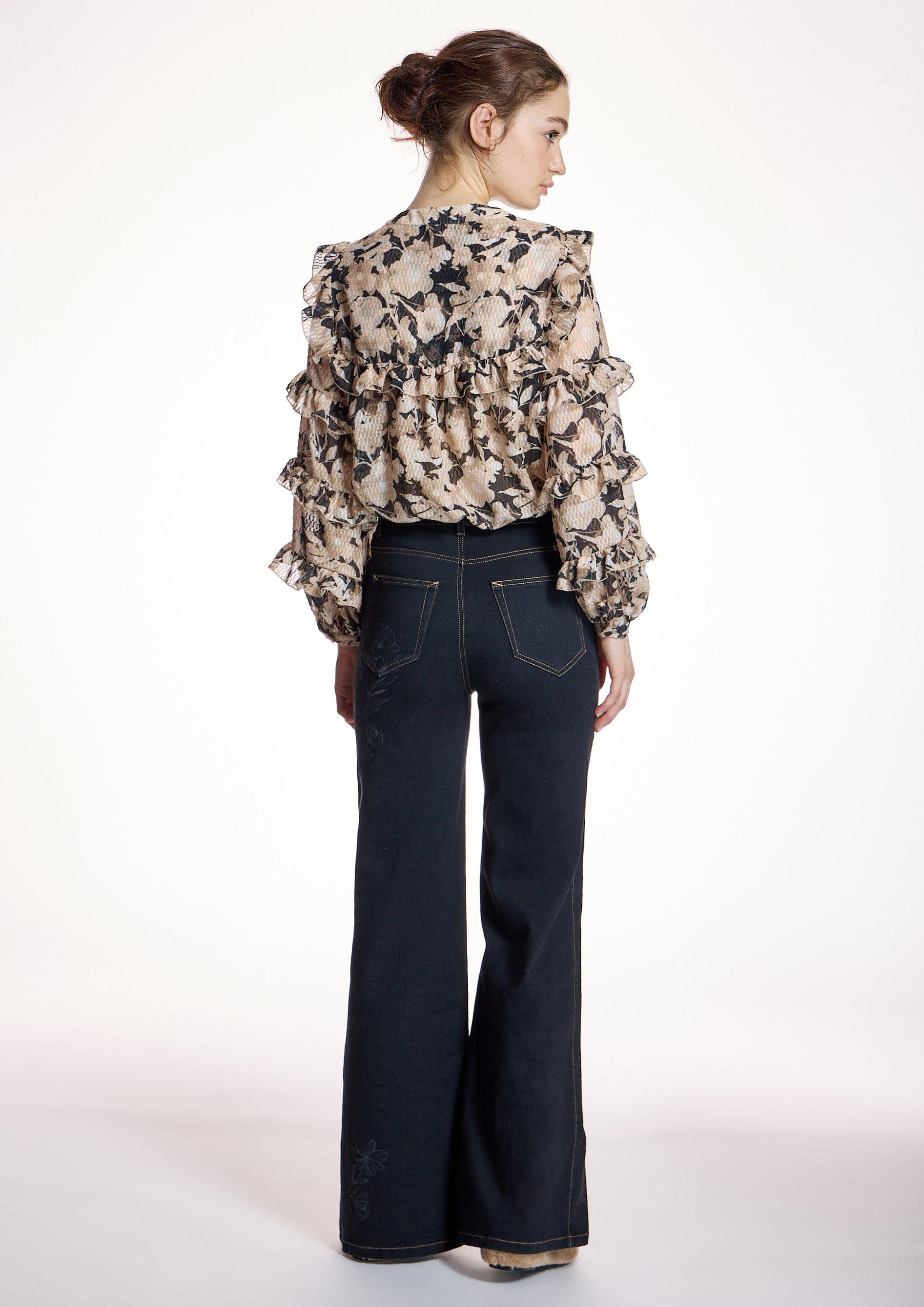 Pantalón ALBA CONDE jeans de corte recto