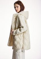 Parka ALBA CONDE acolchado crudo