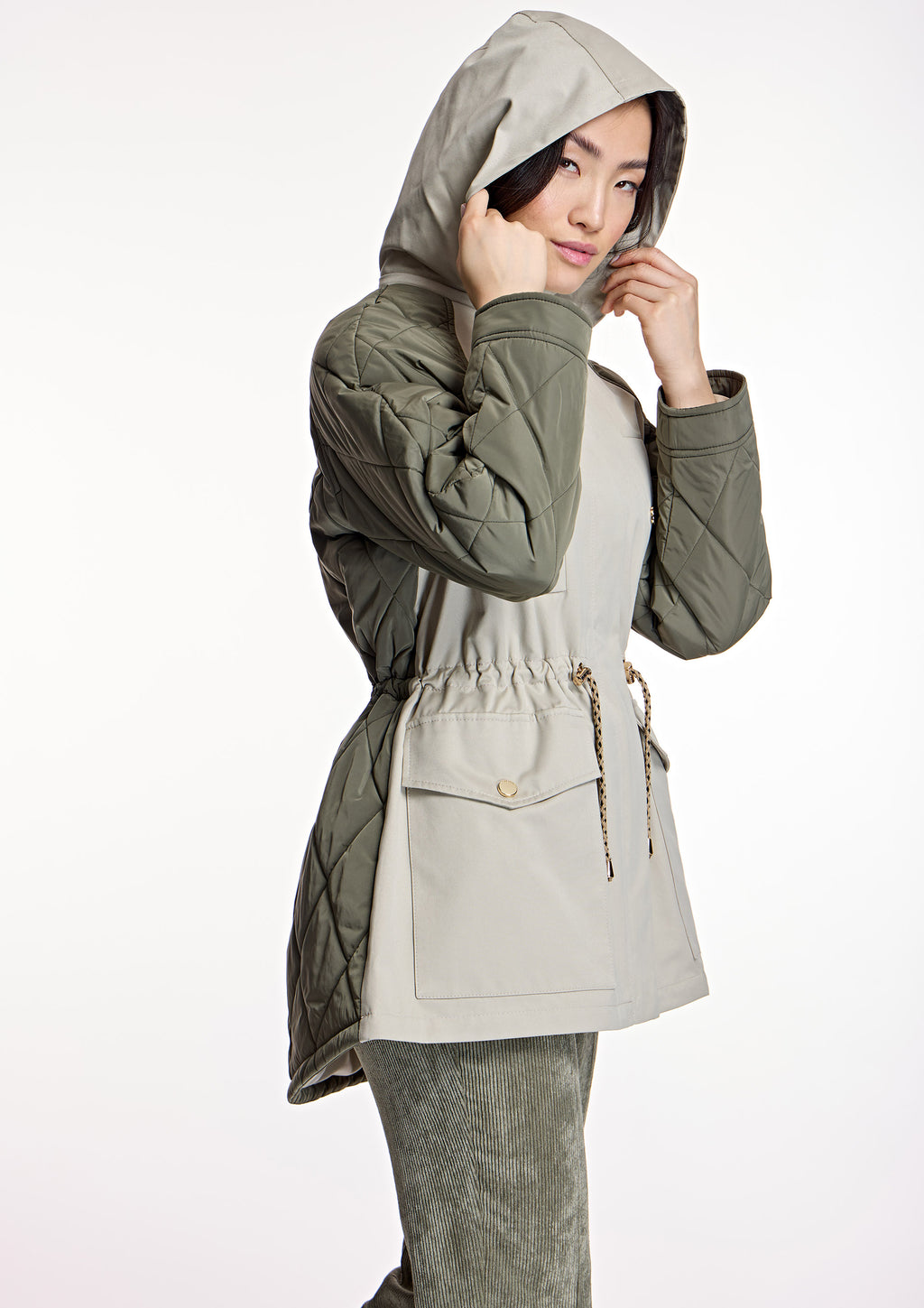 Parka ALBA CONDE color kaki