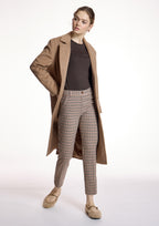 Abrigo ALBA CONDE color camel con solapa