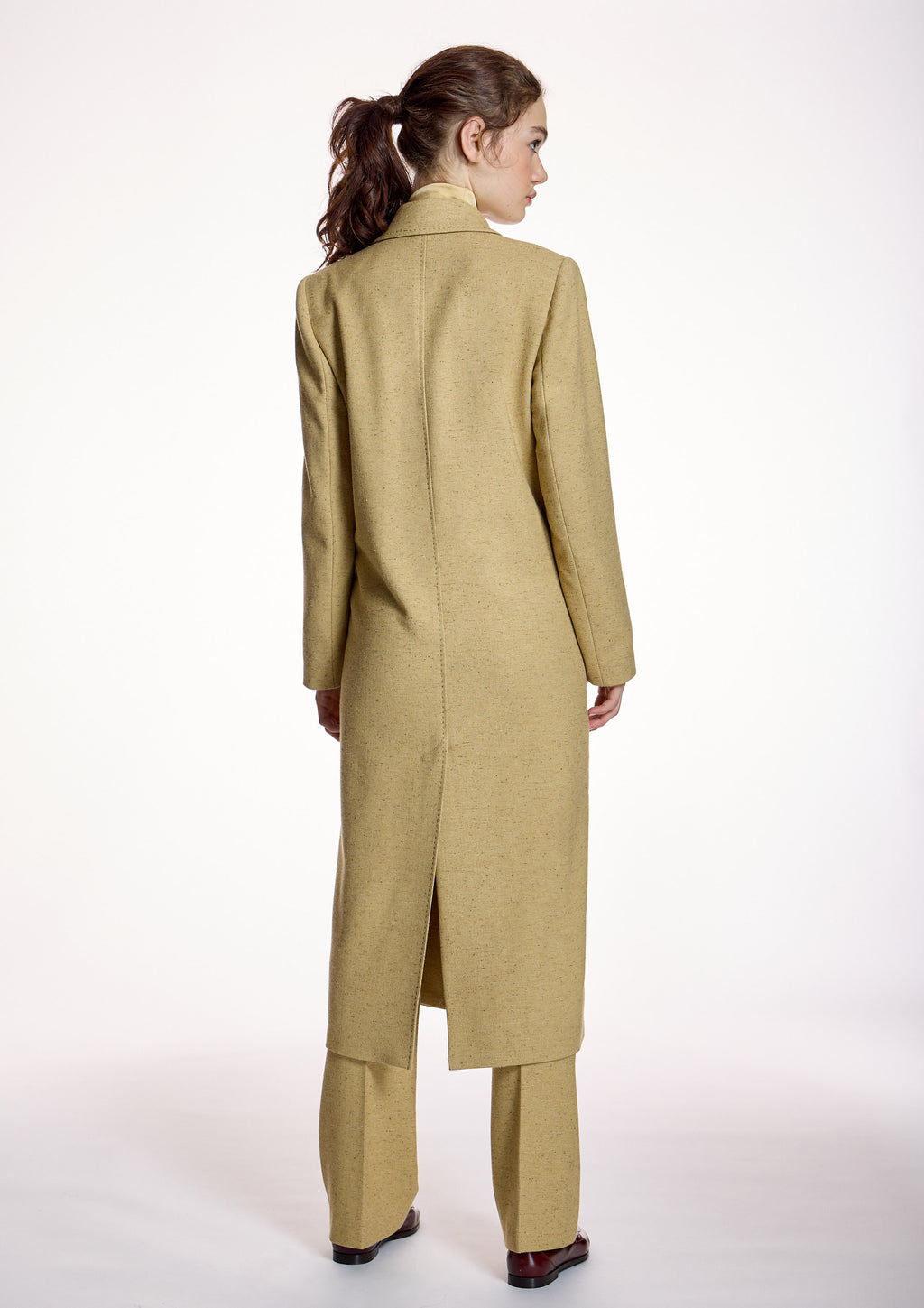 Abrigo ALBA CONDE largo amarillo