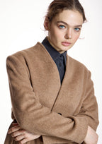 Abrigo ALBA CONDE largo color topo