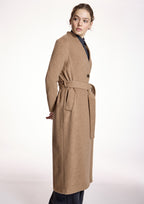 Abrigo ALBA CONDE largo color topo