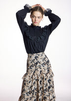 Camiseta ALBA CONDE con puntilla