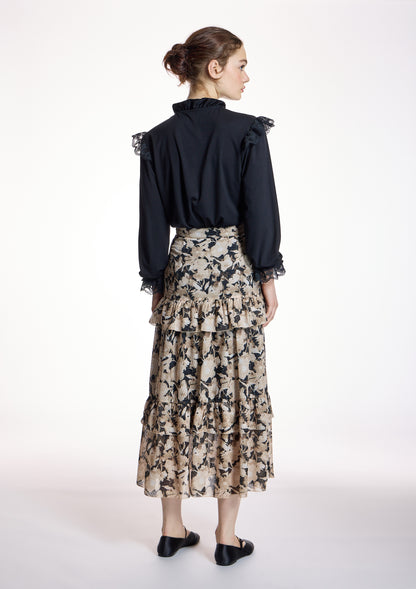 Camiseta ALBA CONDE con puntilla