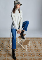 Jersey ALBA CONDE crudo detalle puntilla