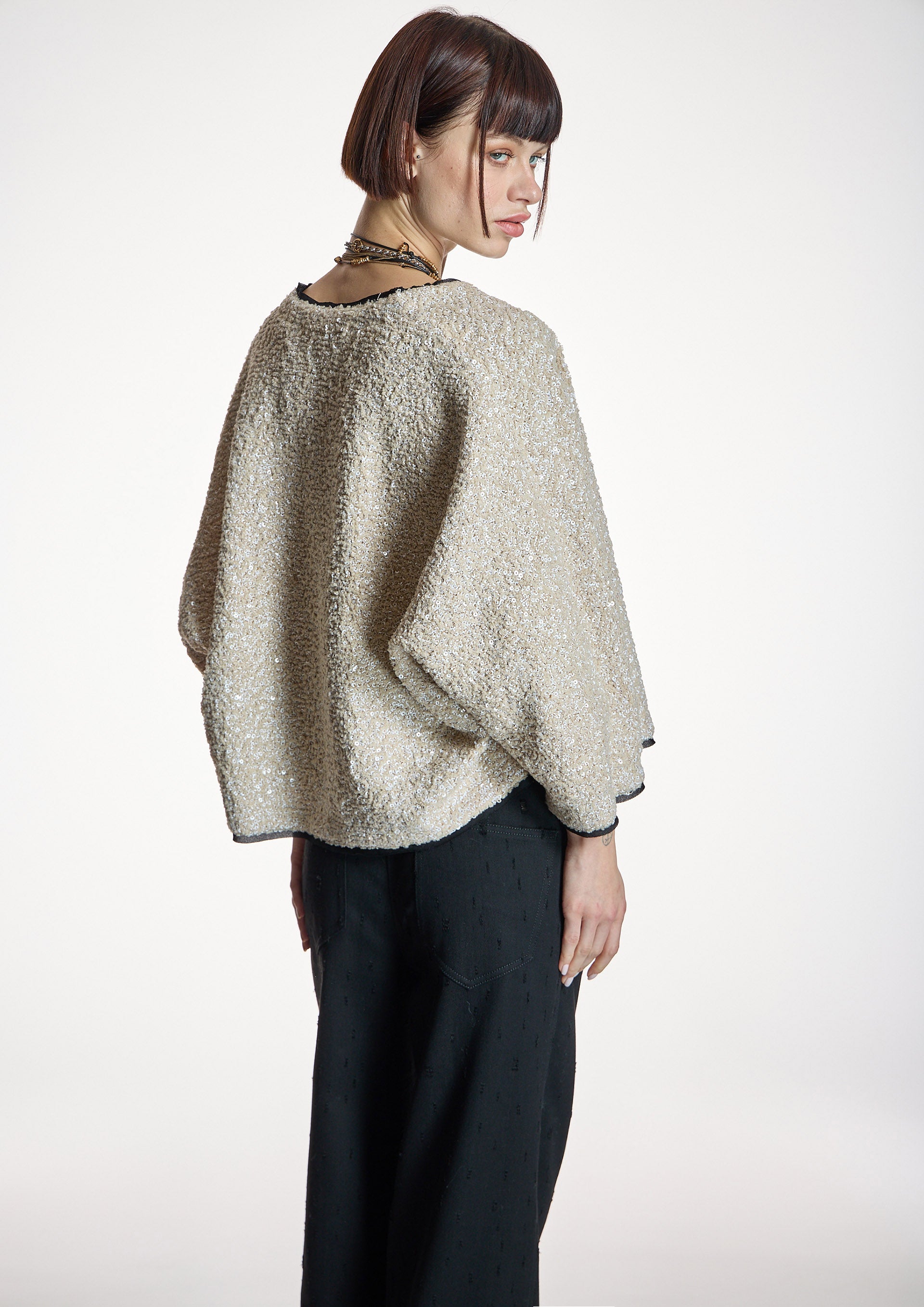 Chaqueta ALBA CONDE fantasía cruda