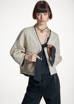 Chaqueta ALBA CONDE fantasía cruda