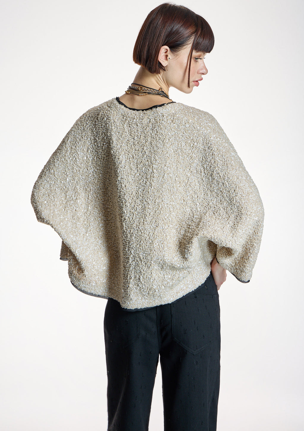 Chaqueta ALBA CONDE fantasía cruda