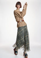 Falda ALBA CONDE de gasa larga