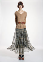 Falda ALBA CONDE de gasa larga