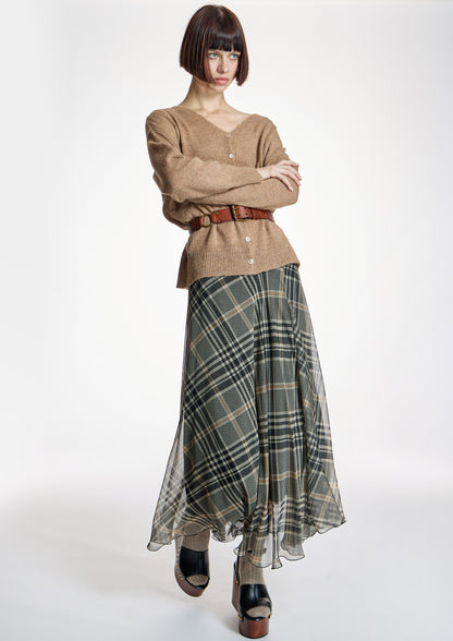 Falda ALBA CONDE de gasa larga