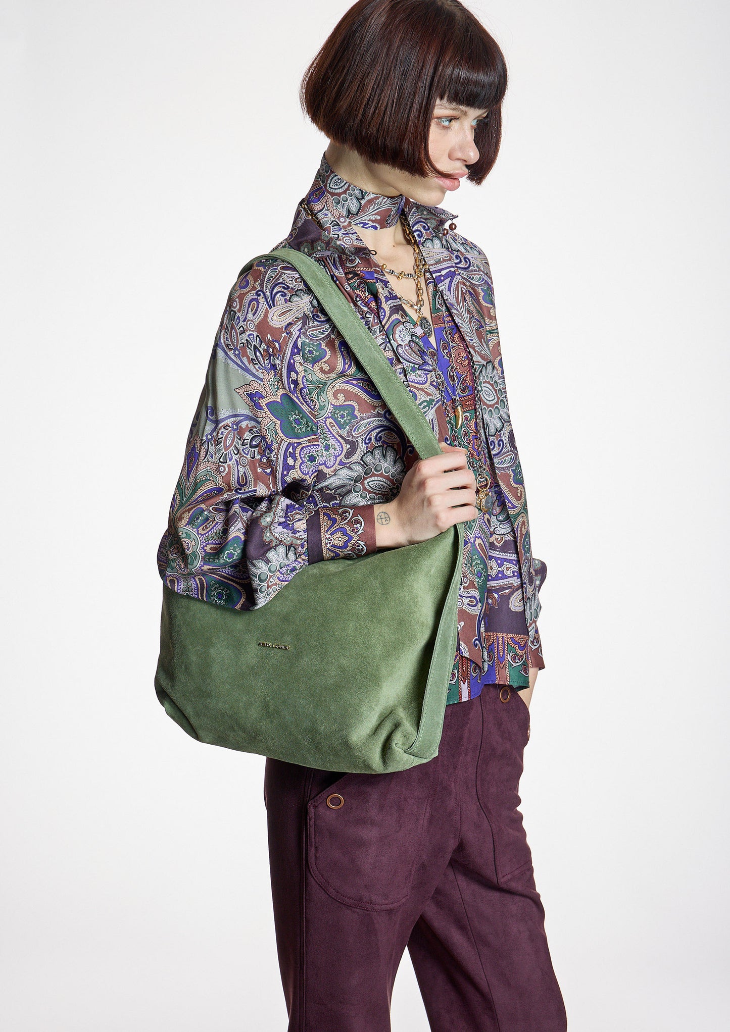 Blusa ALBA CONDE estampado cachemir