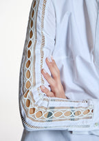 Camisa ALBA CONDE blanca calada