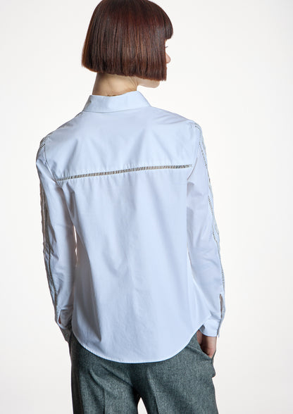 Camisa ALBA CONDE blanca calada