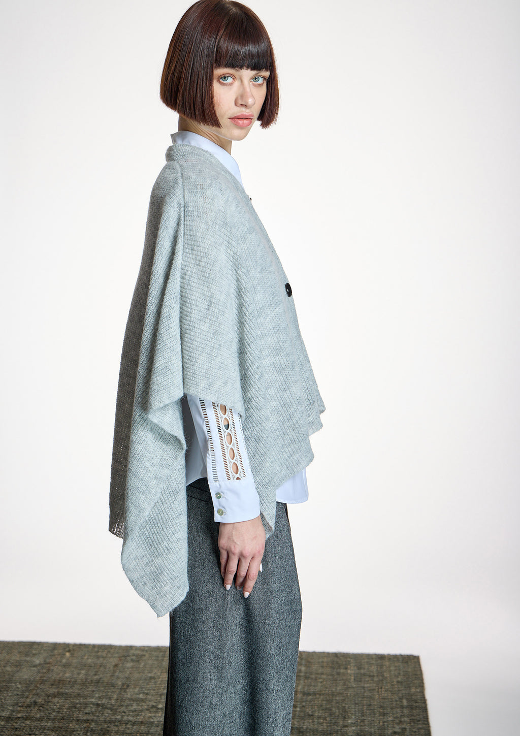 Camisa ALBA CONDE blanca calada