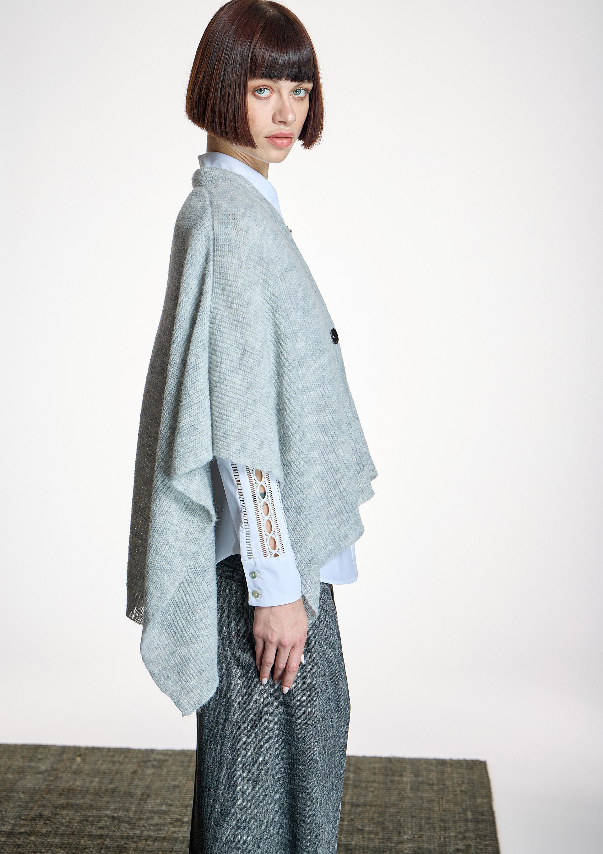 Camisa ALBA CONDE blanca calada