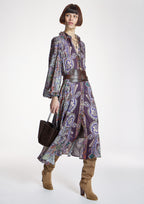 Vestido ALBA CONDE midi corte camisero