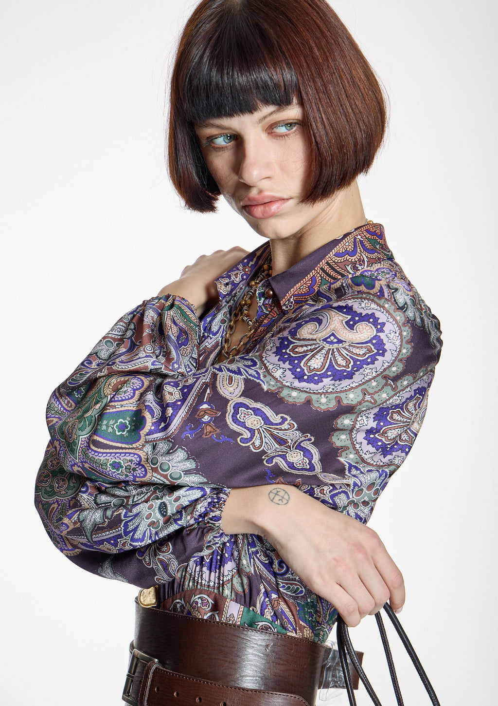 Vestido ALBA CONDE midi corte camisero