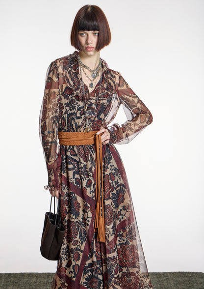 Vestido ALBA CONDE boho chic estampado