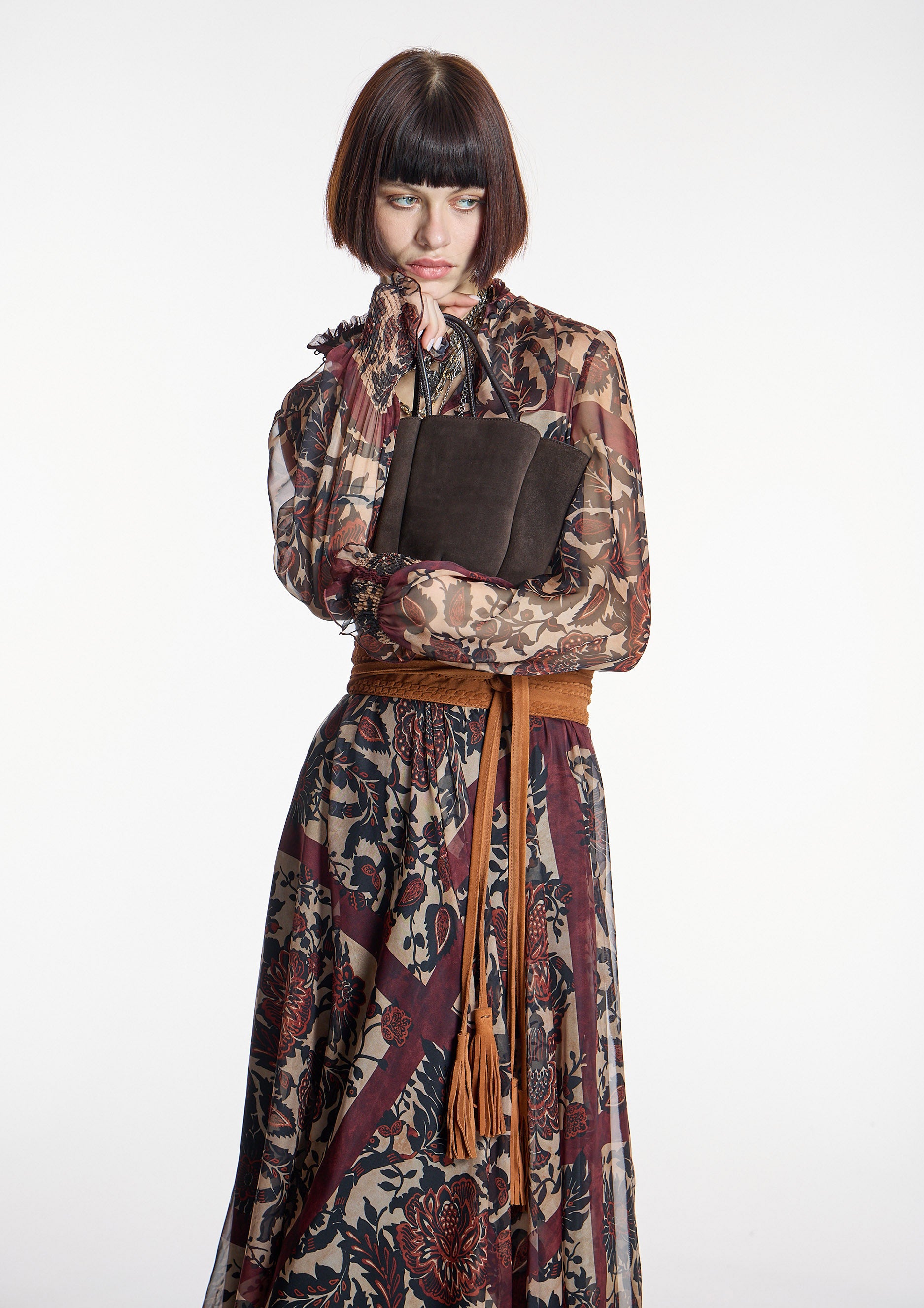 Vestido ALBA CONDE boho chic estampado