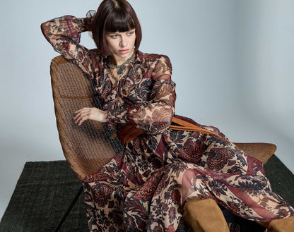 Vestido ALBA CONDE boho chic estampado