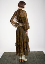 Vestido ALBA CONDE largo estampado