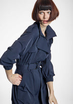 Vestido ALBA CONDE corto azul marino