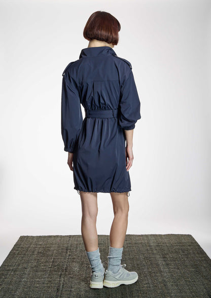 Vestido ALBA CONDE corto azul marino