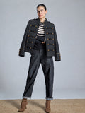 Pantalón ALBA CONDE denim negro