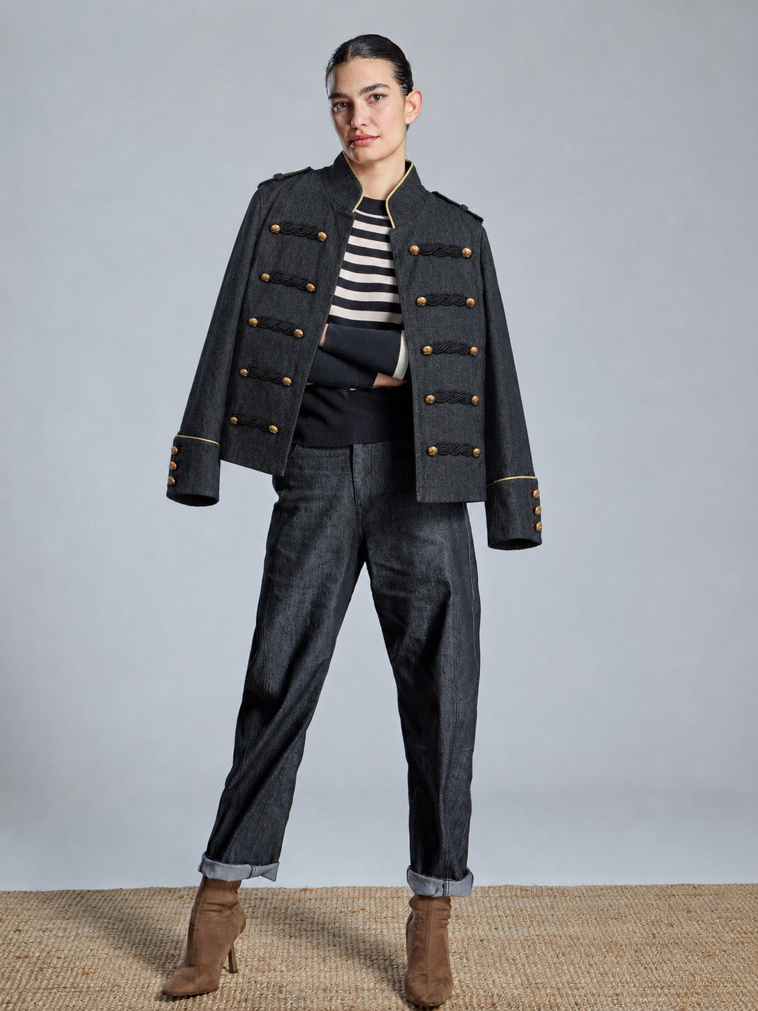 Pantalón ALBA CONDE denim negro