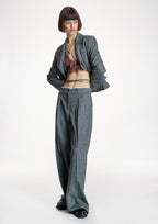 Pantalón ALBA CONDE gris ancho