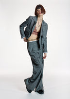 Pantalón ALBA CONDE gris ancho